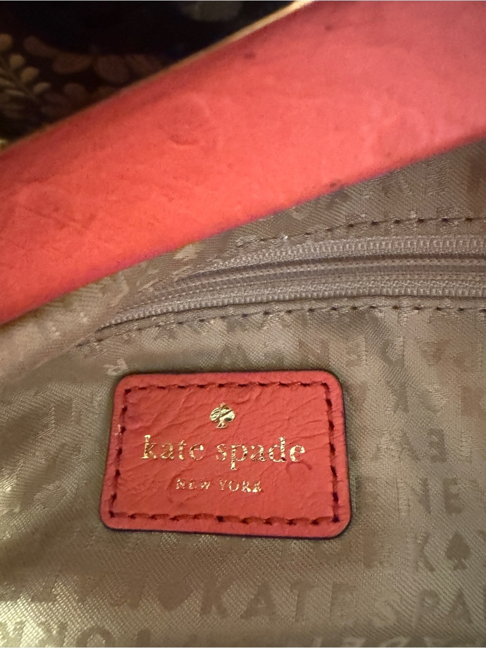 kate spade Coral-Pink Leather Shoulder Bag - Picture 11 of 13